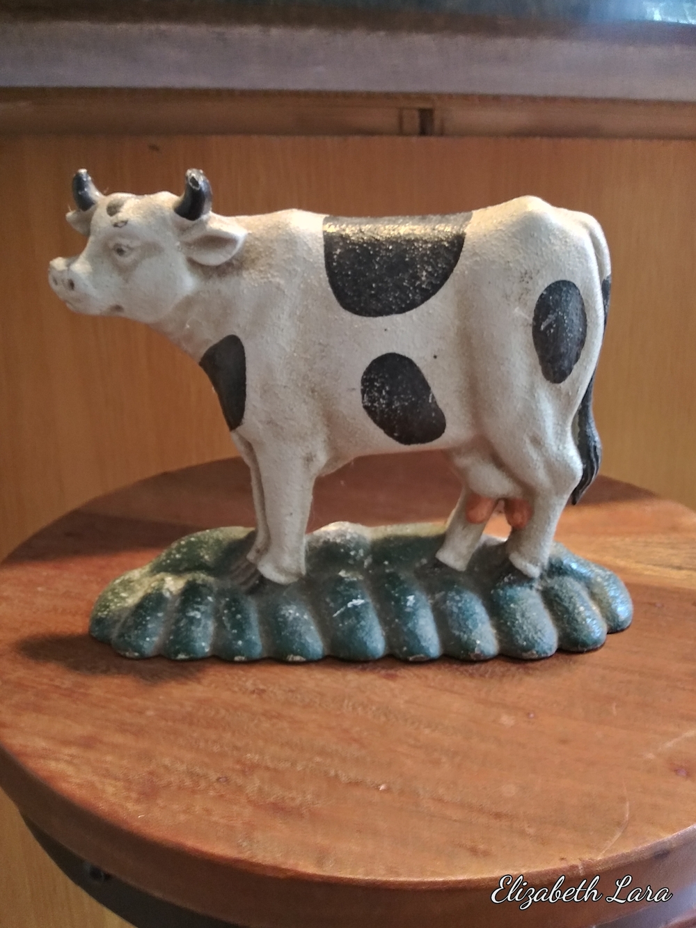 Cow Door Stop /Book End  Cast Iron Home Art Accent